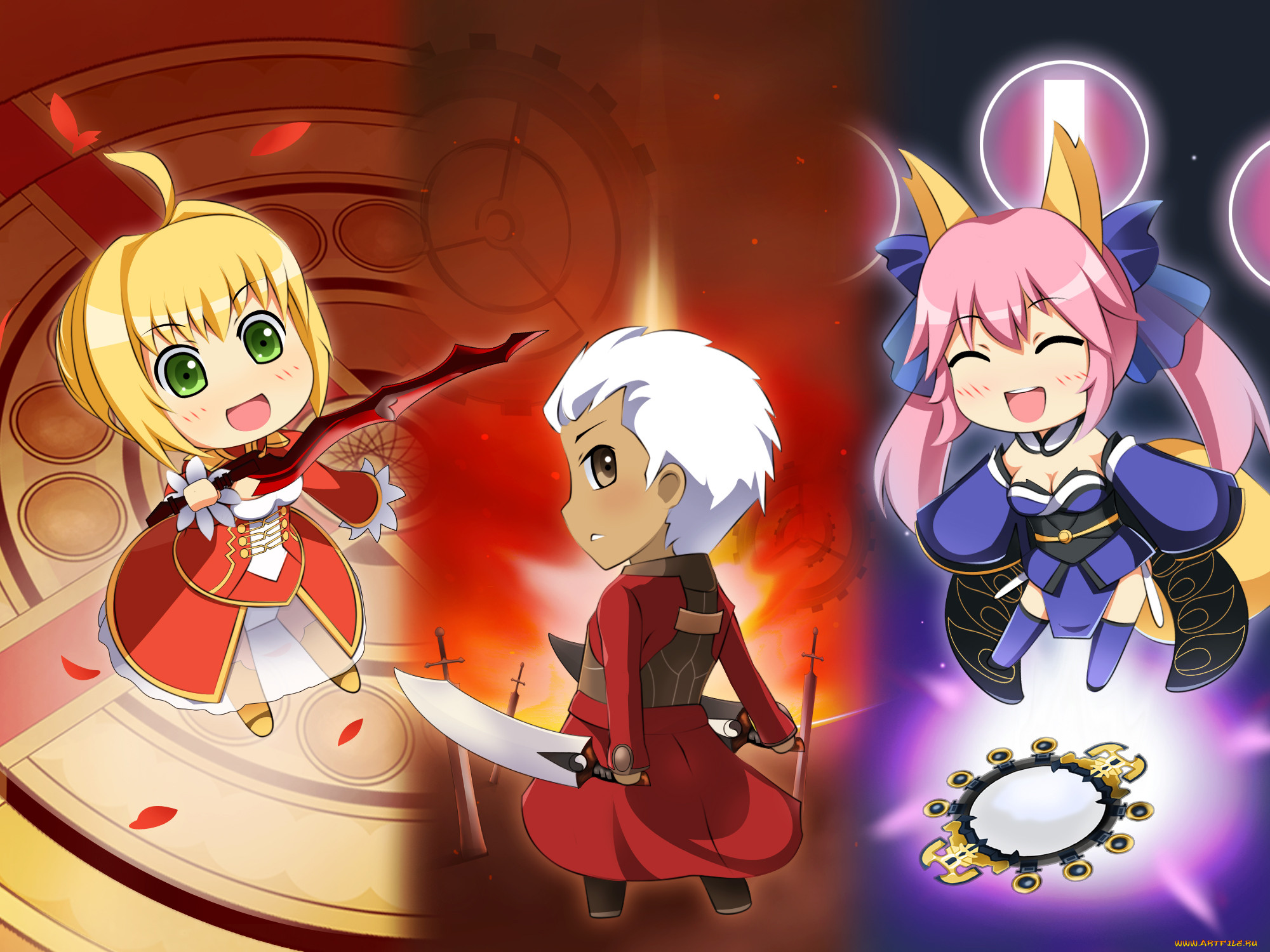 , fate, stay night, , , , , caster, archer, stay, night
